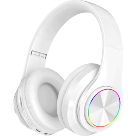 Casque Bluetooth sans fil - Écouteurs confortables à fixation - Blanc (1/5)
