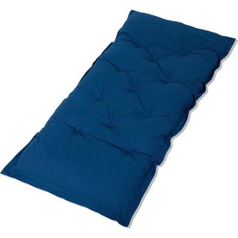 Matelas de sol XXL 195x100cm 15cm épaisseur – Flocon de mousse et ouate de polyester – Confort supérieur pour intérieur et extérieur