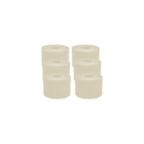 Intex Typ S1 Filterschwamm, wiederverwendbare und waschbare Schaumstoff-Poolfilterkartusche, Schaumstofffilterkartusche für Intex Typ S1 Pool, Aquarium, Spa (6 Stück) (Beige) (1/5)