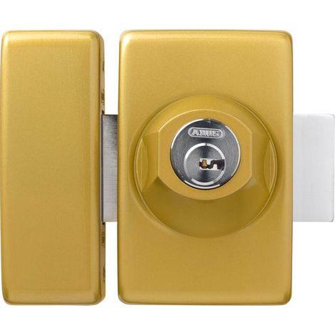 Abus – Verrou à bouton 45mm – Cylindre D6 à 6 goupilles – Épaisseur de porte max 22mm – Bronze pour sécurité renforcée (1/4)