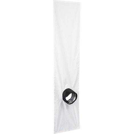 Joint de volet universel 200cm pour climatiseur portable et sèche-linge, protection d'échange d'air chaud avec fermeture éclair et fermeture adhésive (1/5)