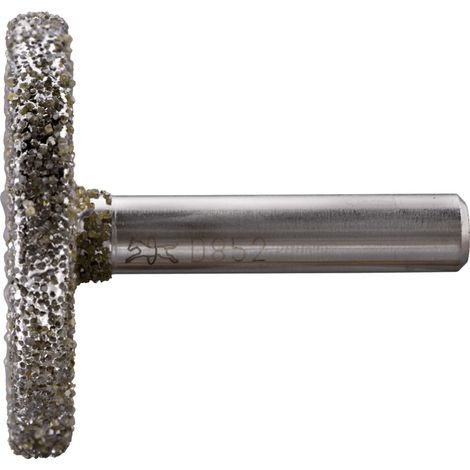 PFERD Diamant-Schleifstift Zylinderform 45x6,5x8 mm D852 zum Schleifen von Grau-und Sphäroguss (1/2)