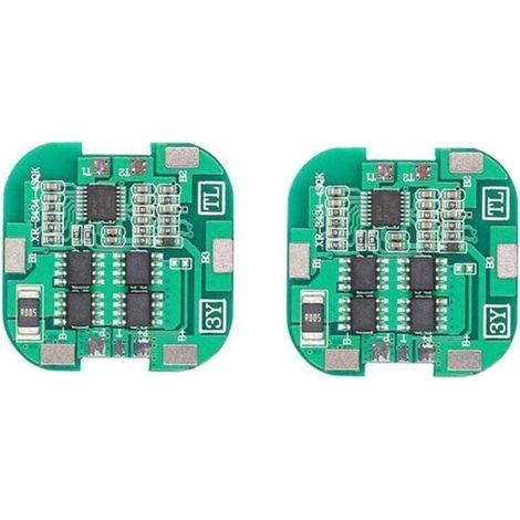 Lot de 2 Cartes de Chargeur Batterie Lithium-ion 4S 8A 14,8V 18650 pour Balayeuse Solaire (1/4)