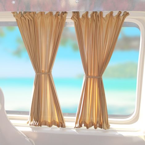 Rideaux De Fenêtre pour Citroen Jumpy 2016-26 L3 Double Porte Coul. &Hayon Beige (1/5)