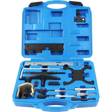 Kit de Herramientas de sincronización del árbol de levas del Motor,Herramienta de Ajuste de la Correa de distribución para F-0rd 1.4 1.6 1.8 2.0 Di/TDCi/TDDi ECOBOOST 1.6 Ti-VCT 1.5/1.6 VVT (1/5)