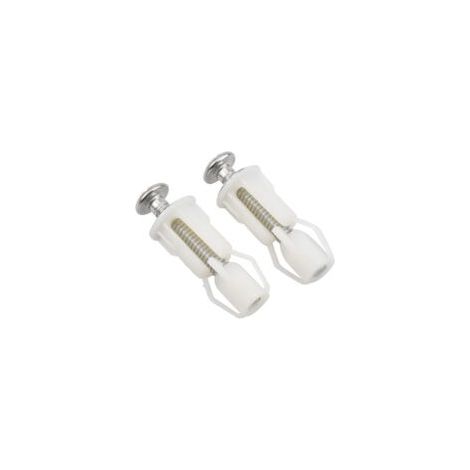 WC Siège Couvercle Vis Fixations de Siège de Toilette Easy Install, 2 pièces - Crezuo