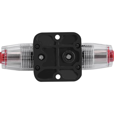 Disjoncteur 12V-24V avec fusible réarmable pour système audio/vidéo voiture, protection circuit 20A, inverseur. (1/3)