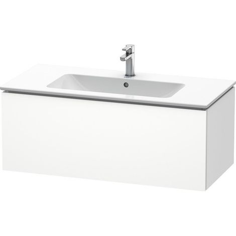 Meuble sous-vasque L-CUBE 1020x481x400mm blanc mat