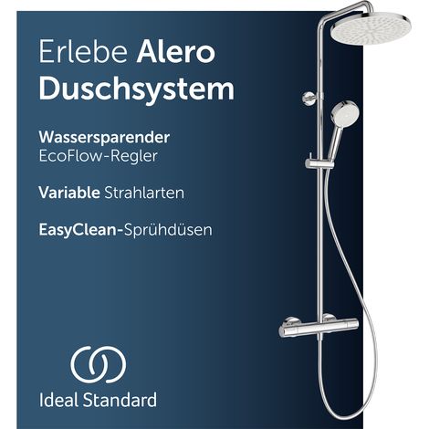 Ideal Standard Duschsystem Alero, Wasser- & Energiesparend, CoolBody-Technologie, Einfache Reinigung (1/5)