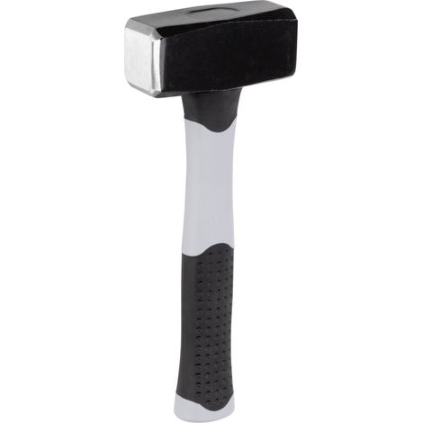 Pot de tailleur de pierre carré DIN 6475 avec manche en fibre de verre, 1250g Ruthe 3012528119 (1/3)