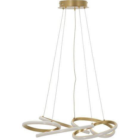 Suspension LED Design "Glovy" 120cm Or (1/5)