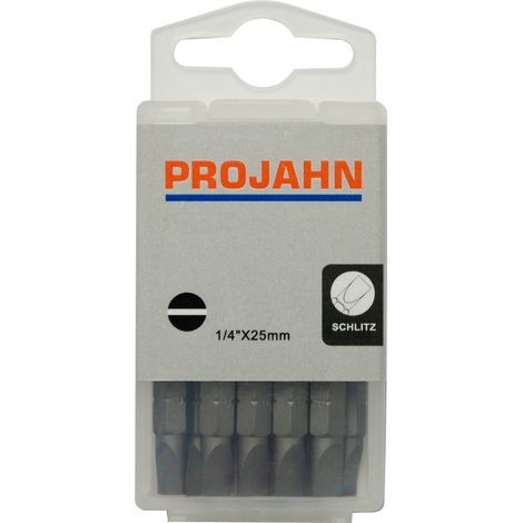 Projahn 1/4 Bit L25 mm Schlitz 5,5 x 0,8 mm 10er Pack (1/3)