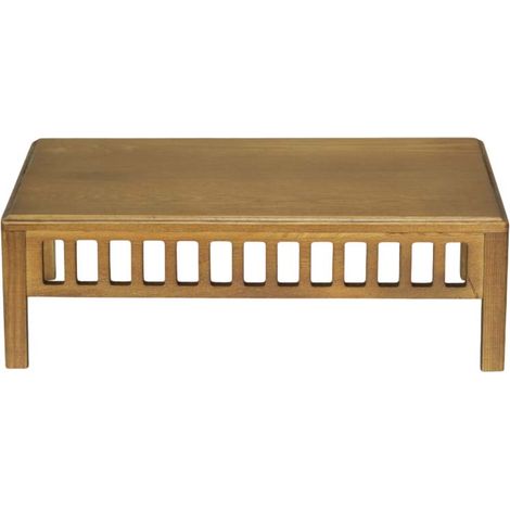 Tavolino Espositore Bonsai in Legno - Gambe Alte - cm. 25x17x8 (1/3)