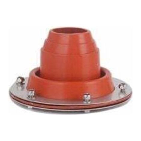Anti-Scald Stove Socket for Wood Stove Tube – Durable Steel Base – 5.5cm Diameter – Weather Resistant Collar (1/5)