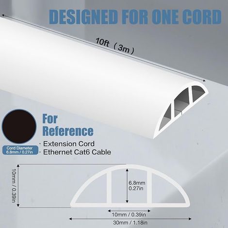 PVC Flexible Cable Channel Wire Protection (1/3)