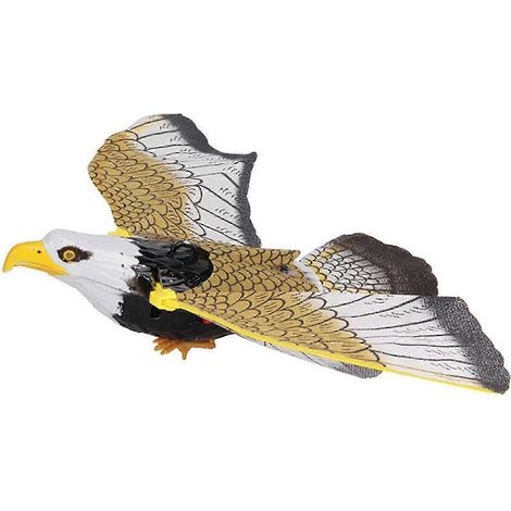 Automatisches, fliegendes Vogel-Simulationsspielzeug, freihändig spielbar, realistisches fliegendes Vogelspielzeug für Wohnungskatzen gegen Langeweile (Adler) (1/5)
