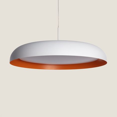 LED Pendelleuchte 28W Stahl Deyang Weiß (1/5)