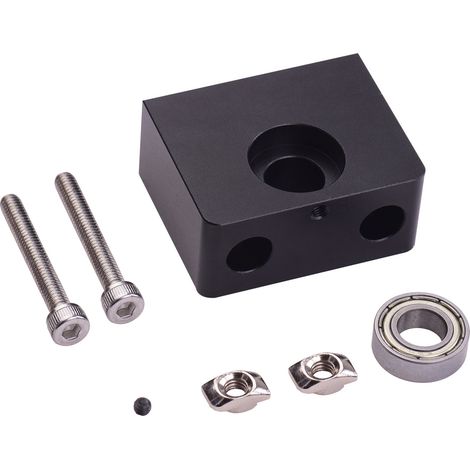 Support supérieur en métal pour tige filetée axe Z et porte-roulement tige Z compatible Ender-3 CR-10 imprimante 3D (1/2)
