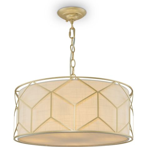 Lampada pendente House in Metallo Messina Oro (1/3)