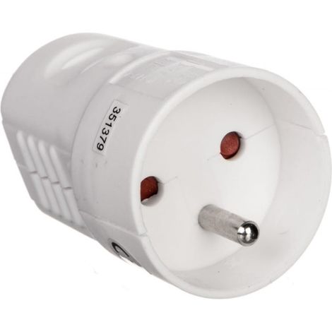 Presa portatile 10/16A 250V 2P+Z bianca YC-FAX-4 P0042