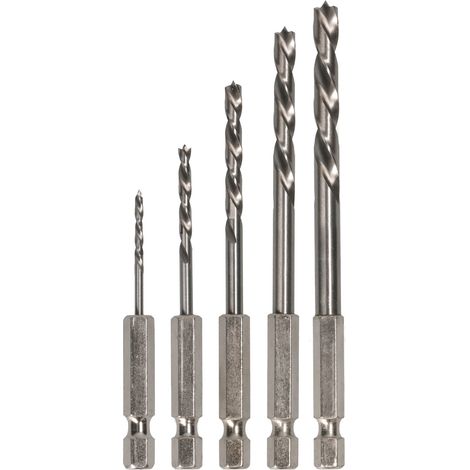 Bosch Drill bits set PRO Wood HSS Brad Point Drill Bit Set 5 pcs 2608595525