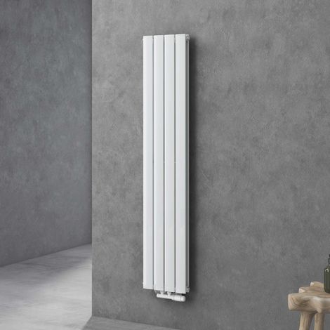 doporro Vertikal Badeizkörper Badheizung 160x30cm Weiß Doppellagig Heizkörper Flachheizkörper Mittelanschluss Flach Paneelheizkörper 920Watt