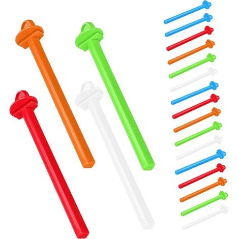 20 supports en plastique pour oiseaux, crochets de fixation pour canaris, perroquets et cacatoès, accessoires multifonctionnels pour cages à oiseaux (1/5)