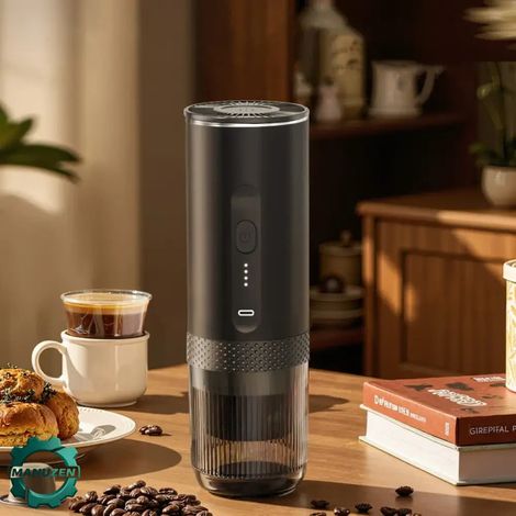 Manuzen - Cafetière expresso portable électrique – capsules et café moulu (1/3)