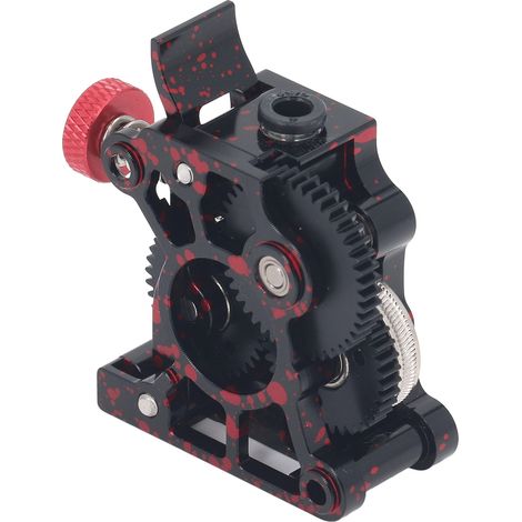 Doppelzahnradextruder aus Vollmetall, Untersetzungsgetriebe aus gehärtetem Stahl für 3D-Drucker (PLA, ABS, PETG, TPU, PP, PC, Nylon, PEEK, PEI) (1/5)