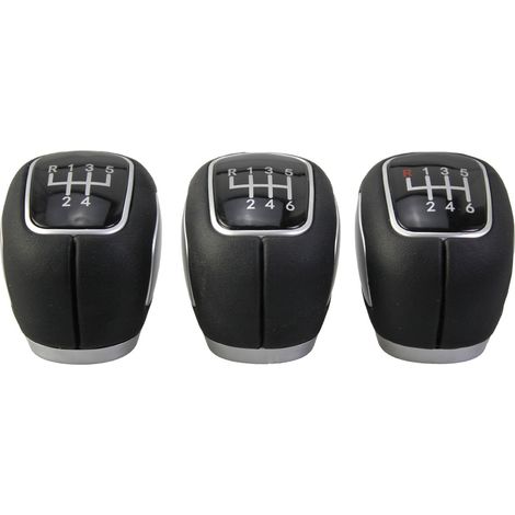 Convient pour Chevrolet Cruze restylée, pommeau de levier de vitesse 10 mm/12 mm, accessoire de cabine, 6ème vitesse (rouge R), 10 mm par paquet. (1/4)
