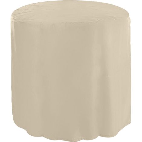 Housse de protection imperméable et anti-poussière pour table de jardin en tissu Oxford (beige) (1/5)