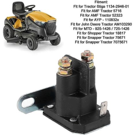 Relais de démarrage 12V pour tracteurs européens 9251426 7251426, pièce de remplacement unique (1/2)