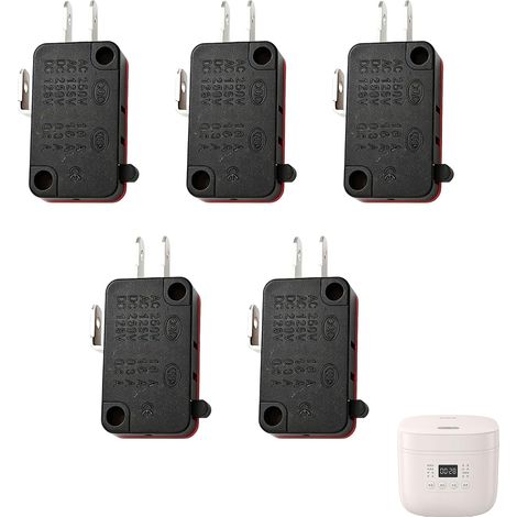 Lot de 5 Micro-Interrupteurs V-16-1C25 16A 250V AC - Interrupteurs à Bouton de Haute Qualité pour Applications Électroniques et Industrielles (1/5)