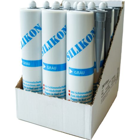 Silikon grau 280 ml 12 St. Kartonabnahme Silikon (1/2)