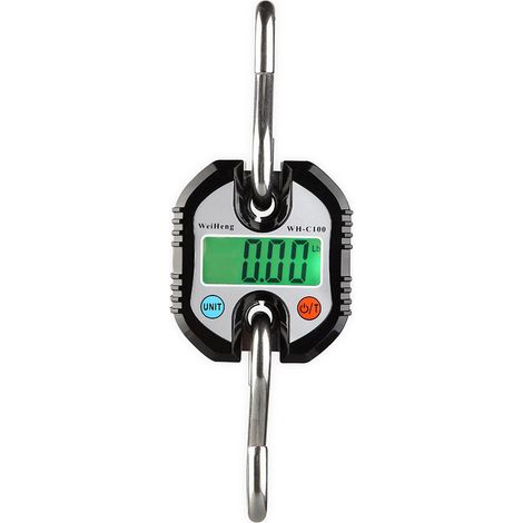 Mini Portable Electronic Scale Digital Luggage Scale Fish Scale with Zero Tracking and Tare Function 150kg Double-range Scale Digital Hanging Scale (1/5)