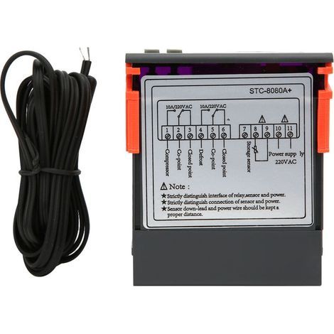 STC 8080A+ Digital Thermostat Refrigerated Defrost Alarm Temperature Controller for Refrigerated Storage, Refrigerated Trucks and Other Refrigeration Industries (1/5)