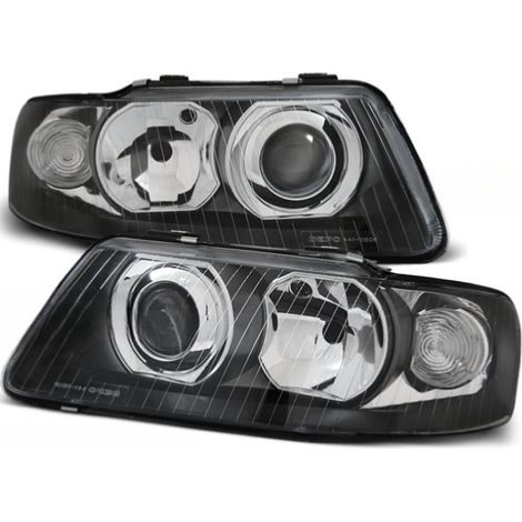 Paire de feux phares Audi A3 8L de 2000 a 2003 design noir-27360966 (1/2)