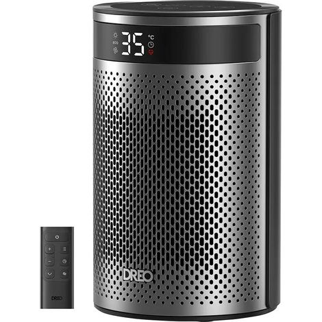 Dreo Atom 416 Radiateur électrique portable argent 1500W (1/3)