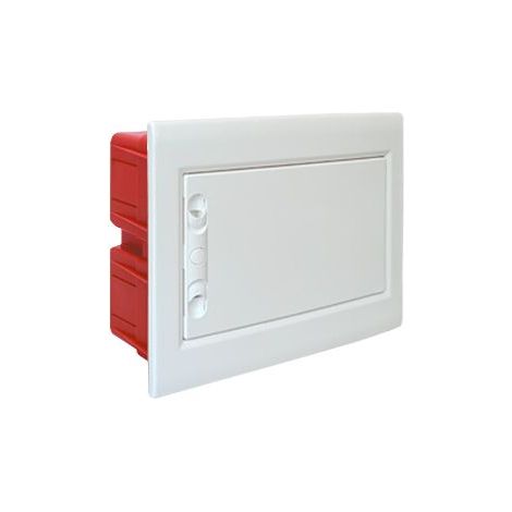 ETTROIT Centralino elettrico da incasso 8 moduli con portello cieco grigio IP40 - DB112908