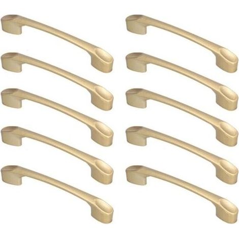 10 x Cuisine Armoire Porte Poignées Placard Tiroir Chambre Meubles Tirer Entraxe 133MM (1/5)
