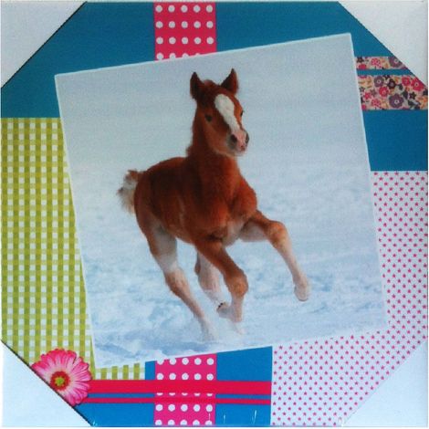 Cadre en toile cheval