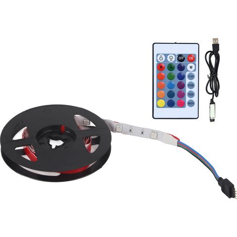 RGB 5050 USB 5V LED-Streifen, 1 Meter, 30 LEDs für TV-Beleuchtung und Inneneinrichtung (1/5)