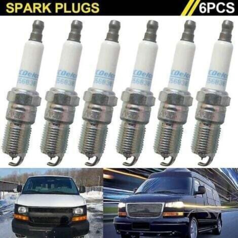 Bougies d'allum Iridium pour Acdelco 41-101 12568387, 6 pièces (1/4)