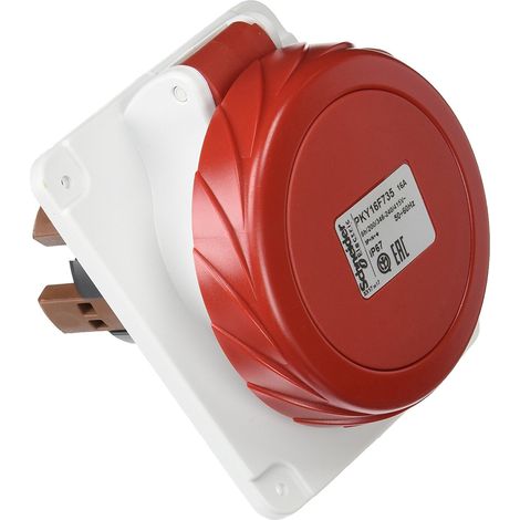 Presa Incasso Inclinata Ip67 3Pnt 16A380Vcr (Schneider Cod. Pky16F735)