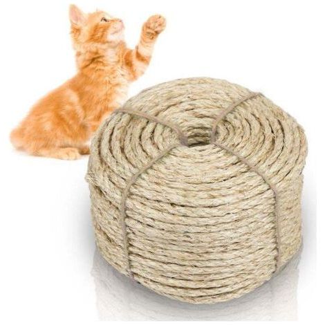 Corde de sisal pour animaux de compagnie corde de sisal chat corde à gratter corde à gratter corde 3000 x 0.8CM (1/5)