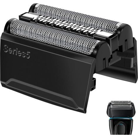 52B Series 5 Shaver Foil Black Shaver Head Replacement Heads S5 Replacement Part Replacement Blades Compatible with 5020, 5020s, 5030, 5030s, 5040, 5040s, 5050, 5050cc, 5070cc, 5090, 5090cc (1/5)