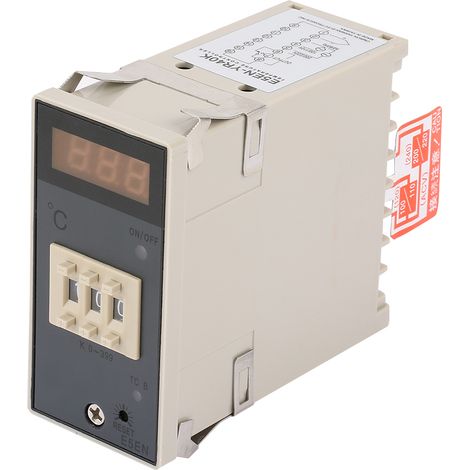 Thermostat numérique E5EM, régulateur de température 0-399 degrés avec thermocouple de type K (1/5)