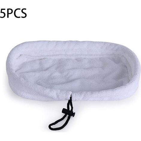 5 Stück universelle, waschbare Mikrofaser-Ersatzpads für Dampfmopps, 27