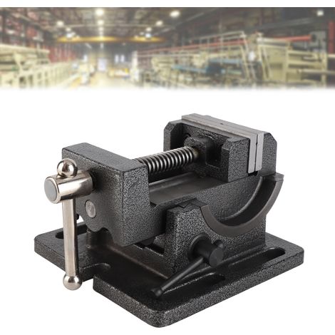 Étau de perceuse à colonne, corps en fonte, corrosion‑Accessoire de quincaillerie résistante 3‑Inclinable en pouces (1/5)