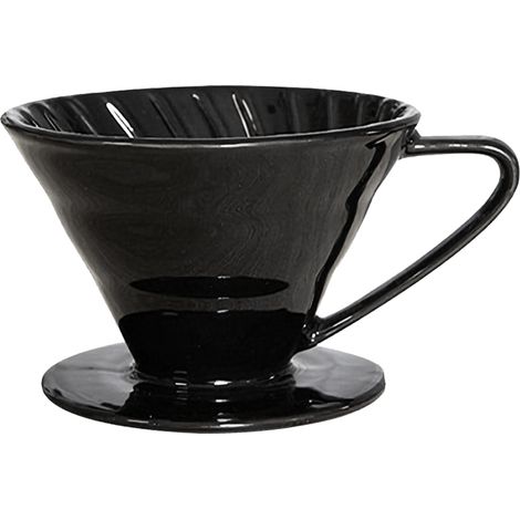Filtro de café cónico en espiral V60, de cerámica, para cafeteras manuales. (1/5)
